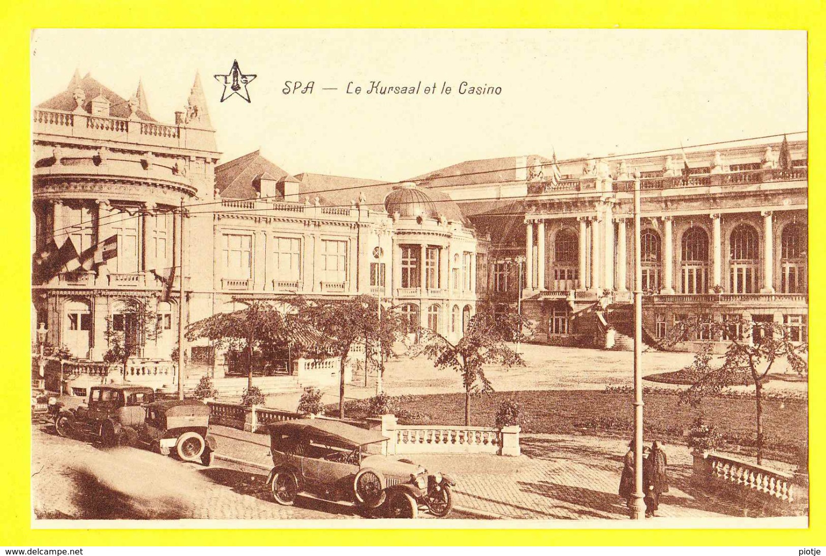 * Spa (Liège - Luik - La Wallonie) * (LG - Emile Dumont) Le Kursaal Et Le Casino, Voiture Car Auto, Rare, Old - Spa