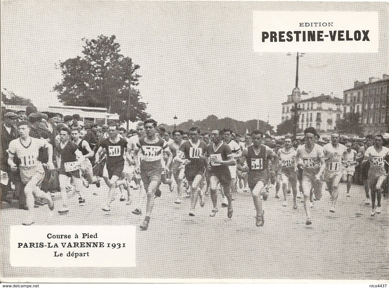 Photo Course A Pied Paris La Varenne 1931 Depart - Leichtathletik