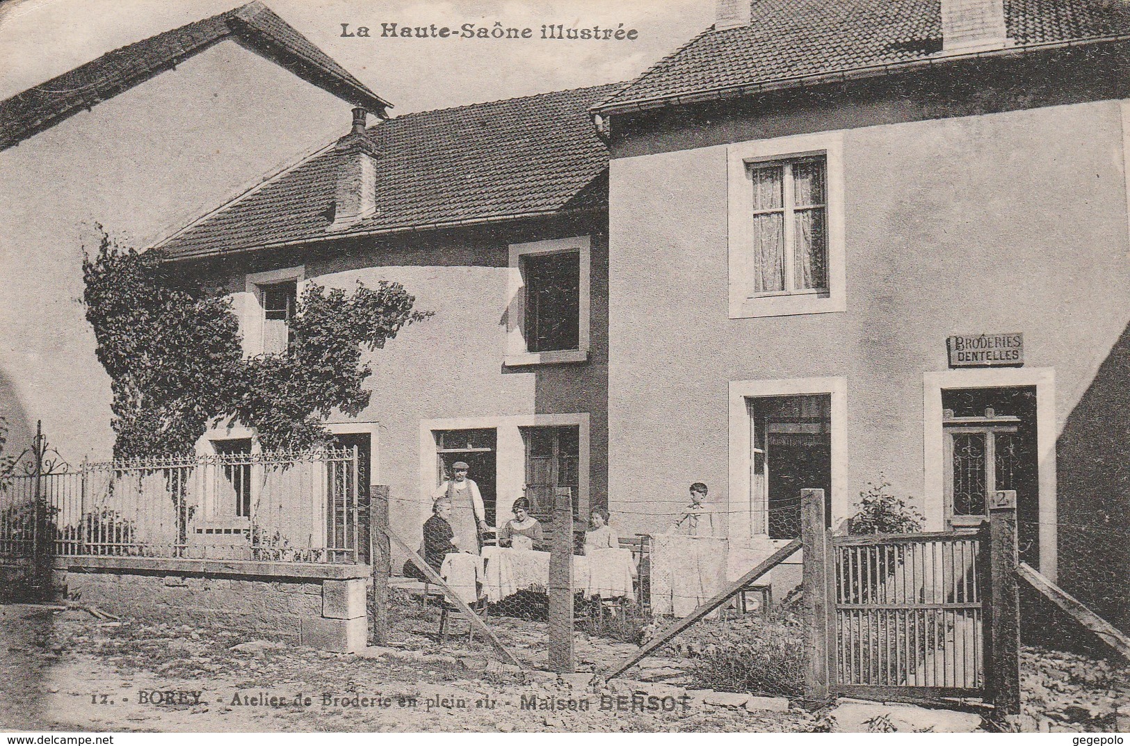 BOREY - Atelier De Broderie En Plein Air - Maison BERSOT - Autres & Non Classés