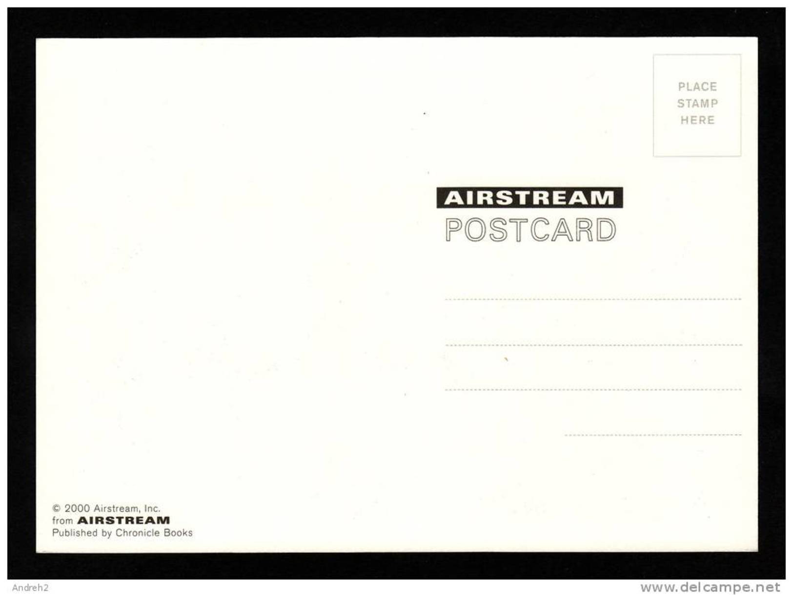 AIRSTREAM TRAILER POSTCARD FAMILY HOLIDAY 1962 - ROULOTTE DE VOYAGE - Altri & Non Classificati