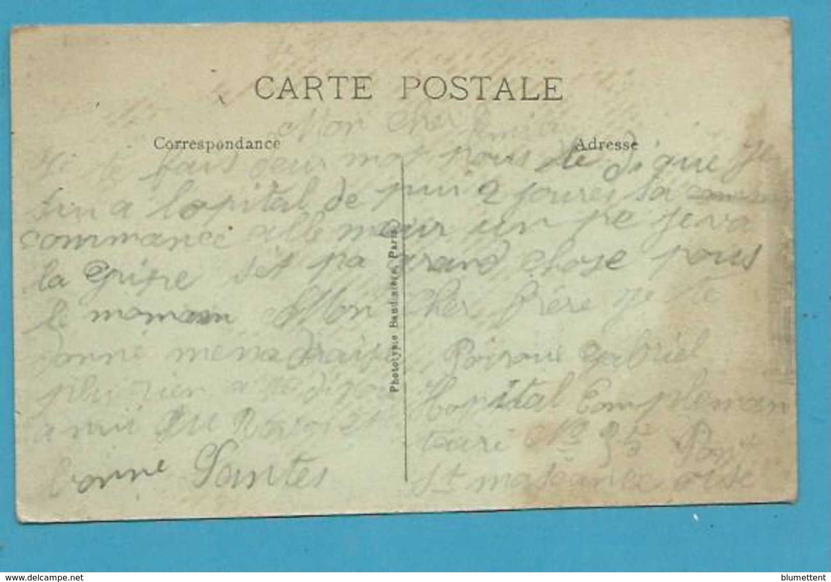 CPA 15 - Coiffeur - Buvette- Chapellerie Rue De L'Eglise ESTREES-ST-DENIS 60 - Estrees Saint Denis