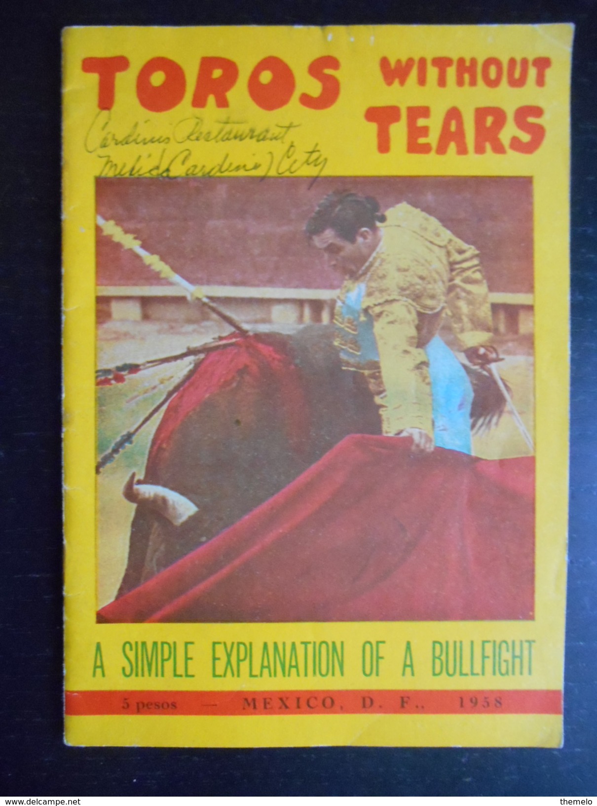 Livre "Toros Without Tears - A Simple Explanation Of A Bullfight" Mexico 1958 - 1950-Aujourd'hui