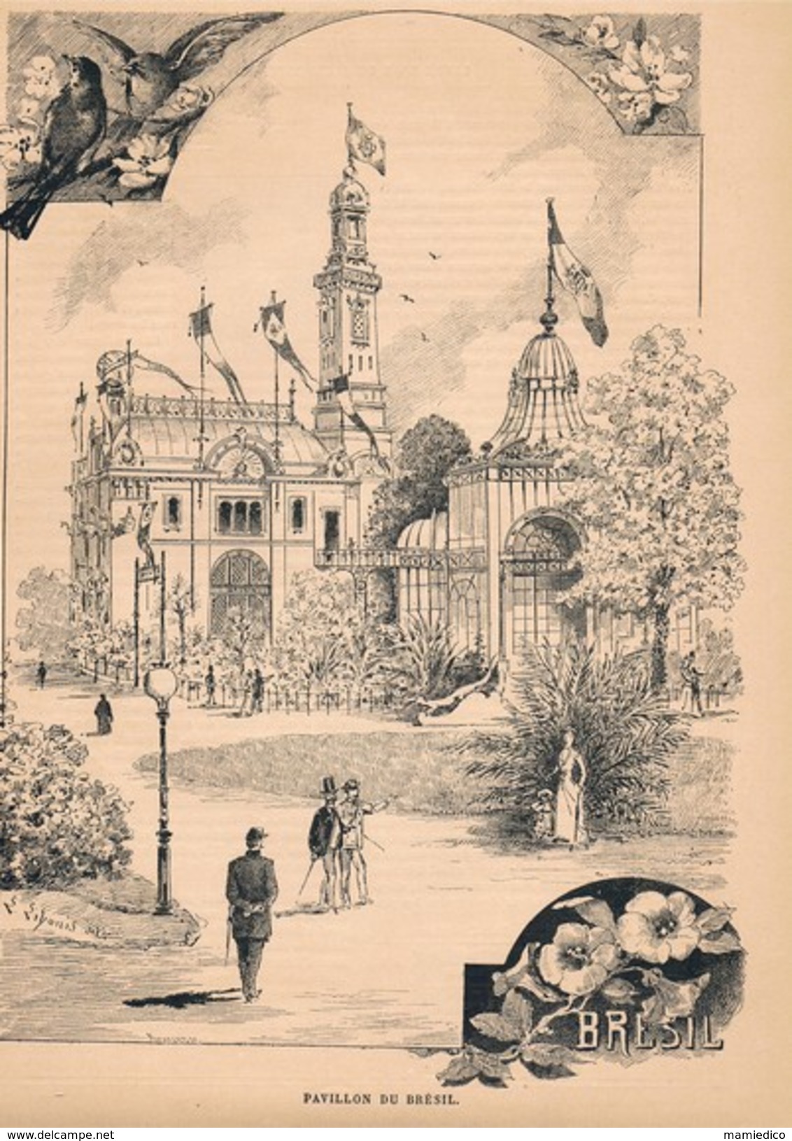 1889 L'Exposition Universelle 3 REVUES n°8, 11 et 13. Très belles et nombreuses illustrations.