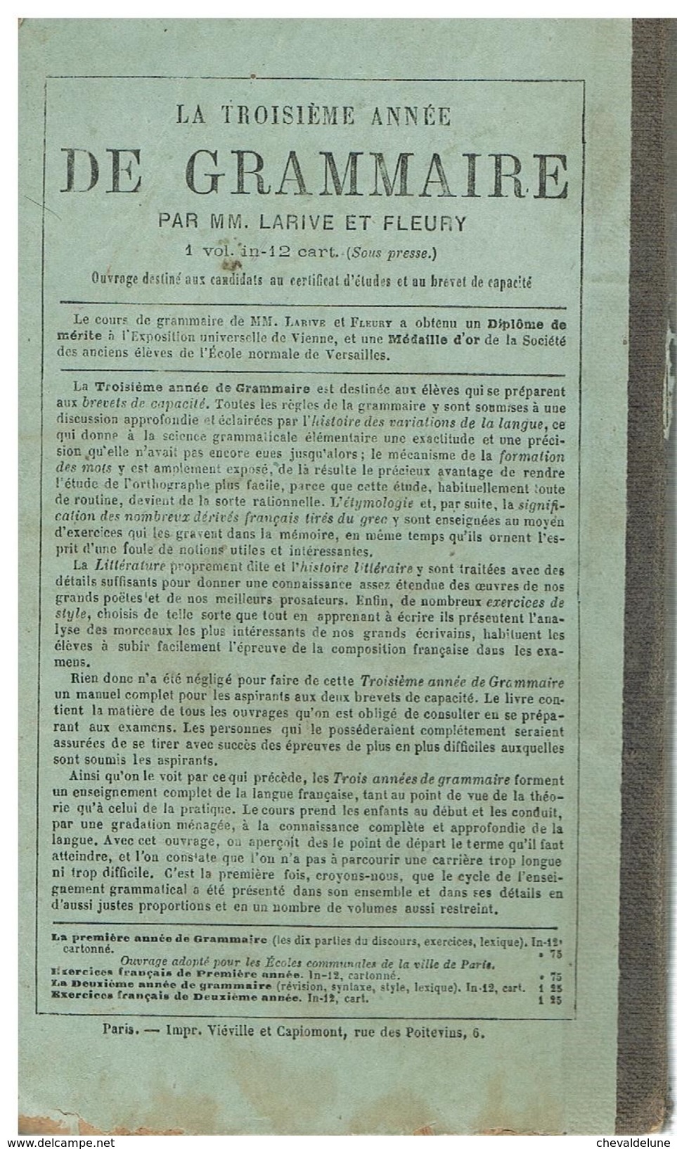 LIVRE SCOLAIRE : TEXTES ET RECITS D'HISTOIRE DE FRANCE - OUVRAGE DESTINE AUX ECOLES PRIMAIRES PAR P. FONCIN -1874 - - 6-12 Ans