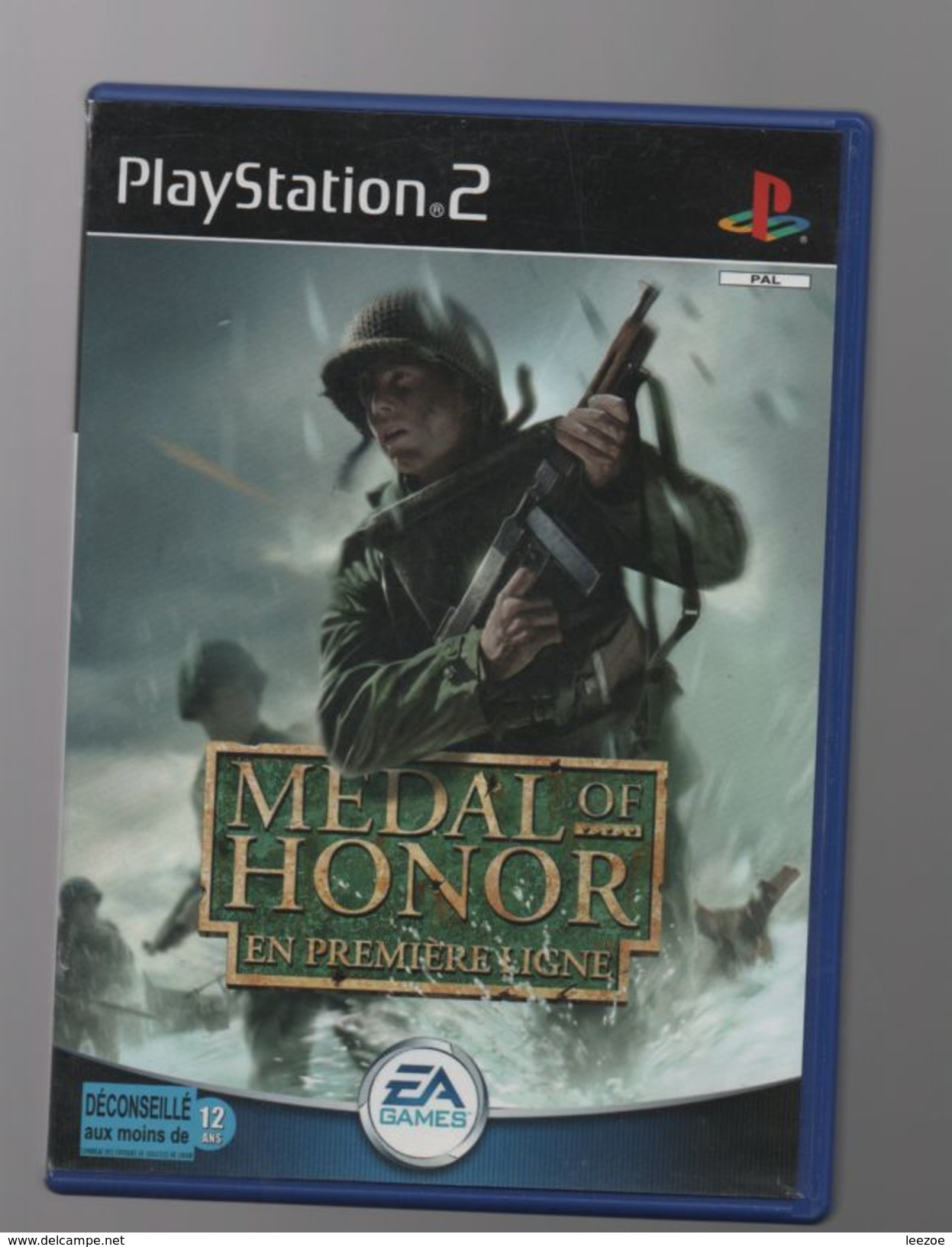 Jeu Vidéo PS2, MEDAL OF HONOR EN PREMIERE LIGNE SUR PS2.... NICKEL...AVEC NOTICE - Sonstige & Ohne Zuordnung