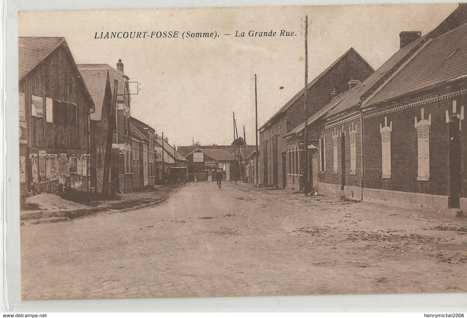 Somme - 80 - Liancourt Fosse La Grande Rue - Sonstige & Ohne Zuordnung