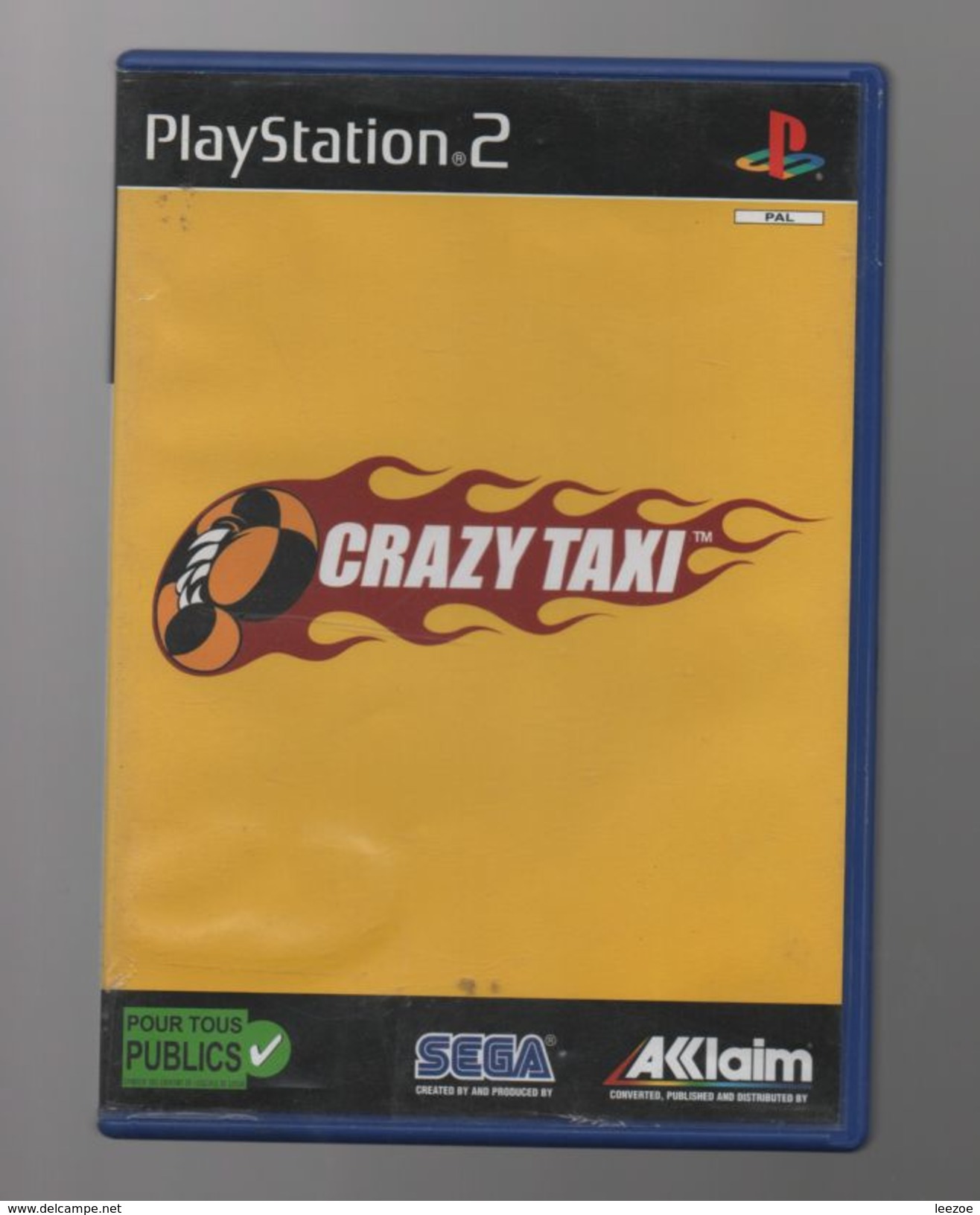 Jeu Vidéo PS2 CRAZY TAXI SUR PS2...NICKEL...AVEC NOTICE - Andere & Zonder Classificatie