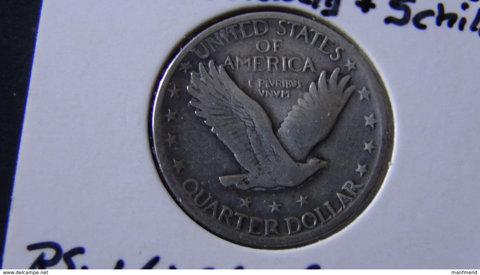 USA - Quarter Dollar - Silver900 - KM 145 - VG - Look Scans - 1916-1930: Standing Liberty