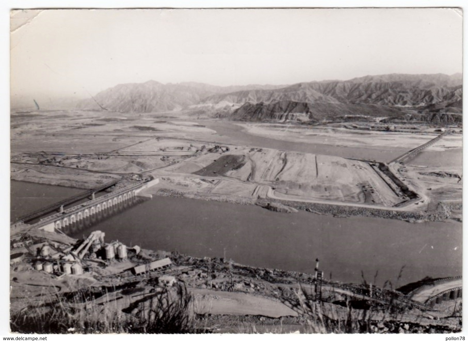 WEST PAKISTAN - TARBELA DAM UNDER CONSTRUCTION - 1971 - Vedi Retro - Pakistan