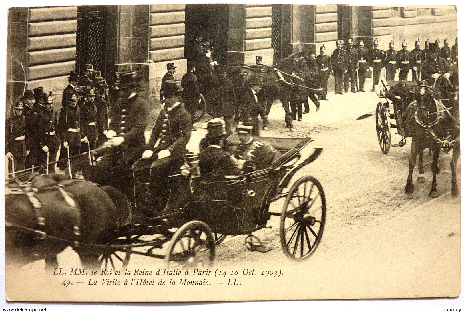 LE ROI ET LA REINE D'ITALIE A PARIS - 1903 - PARIS - Réceptions