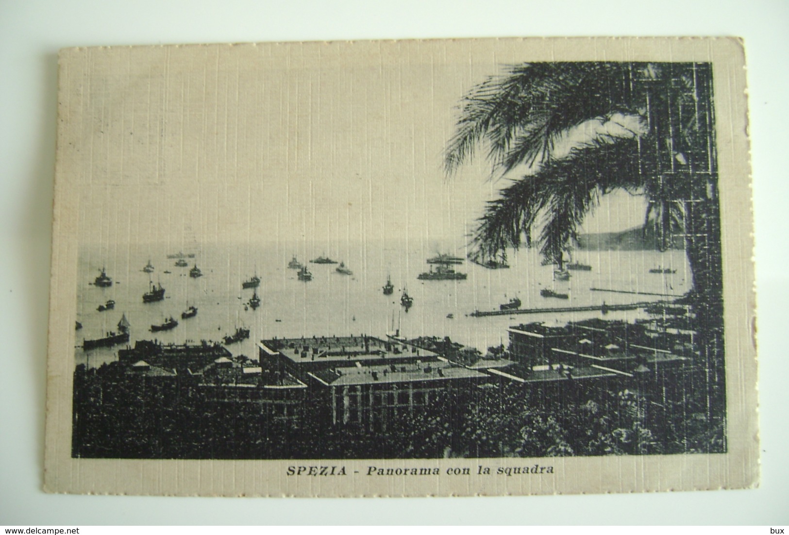 LA SPEZIA  TIMBRO FS  PIROSCAFO AMBRIA   NAVE     SHIP     VIAGGIATA COME DA FOTO  FORMATO PICCOLO - Guerra