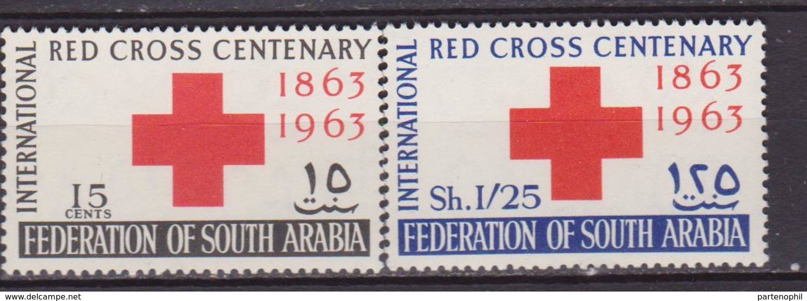 South Arabia Croix Rouge Red Cross Croce Rossa Health Medicina Salute MNH - Croix-Rouge