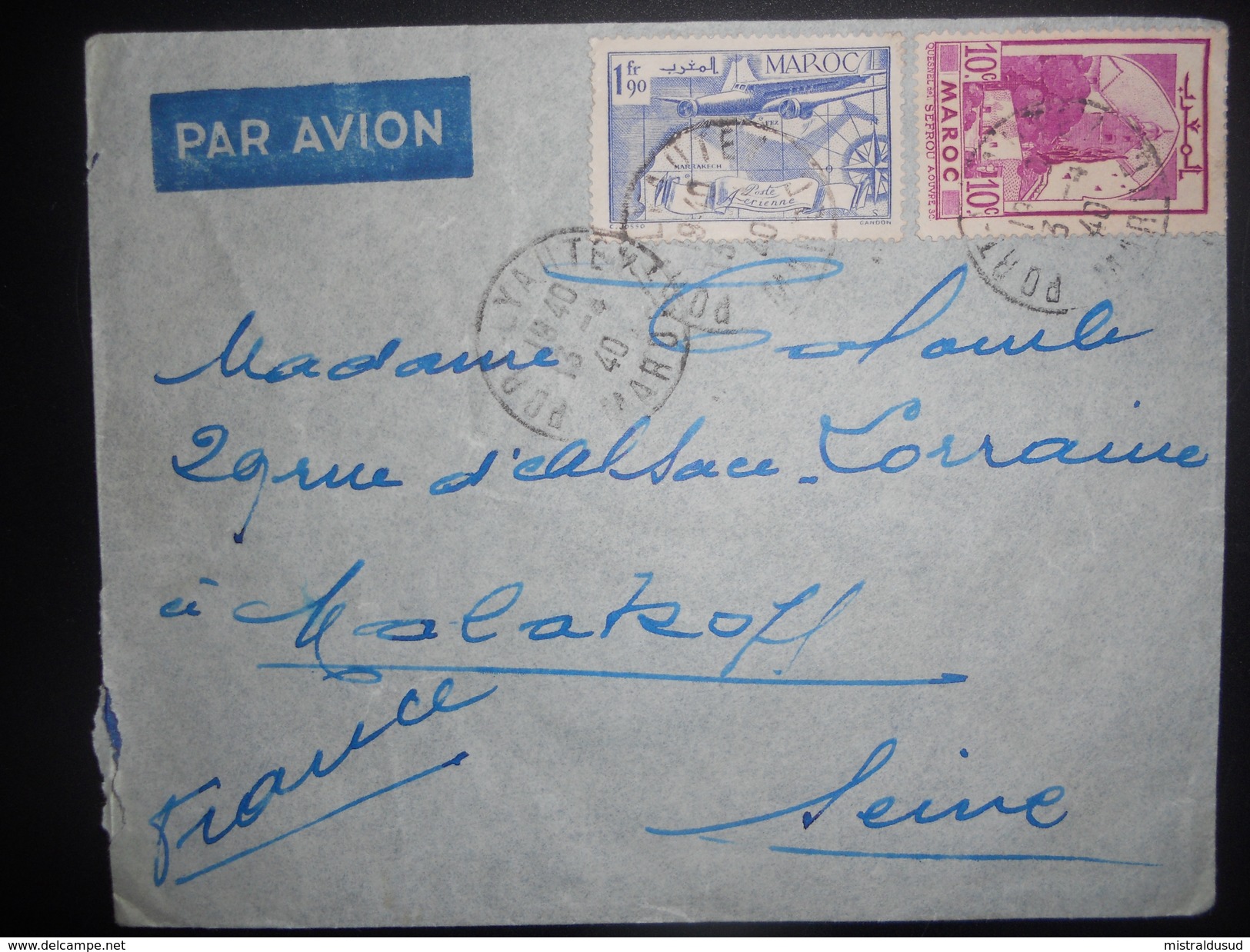 Maroc Lettre De Port Lyautey 1940 Pour Malakoff, Voir Scan - Briefe U. Dokumente
