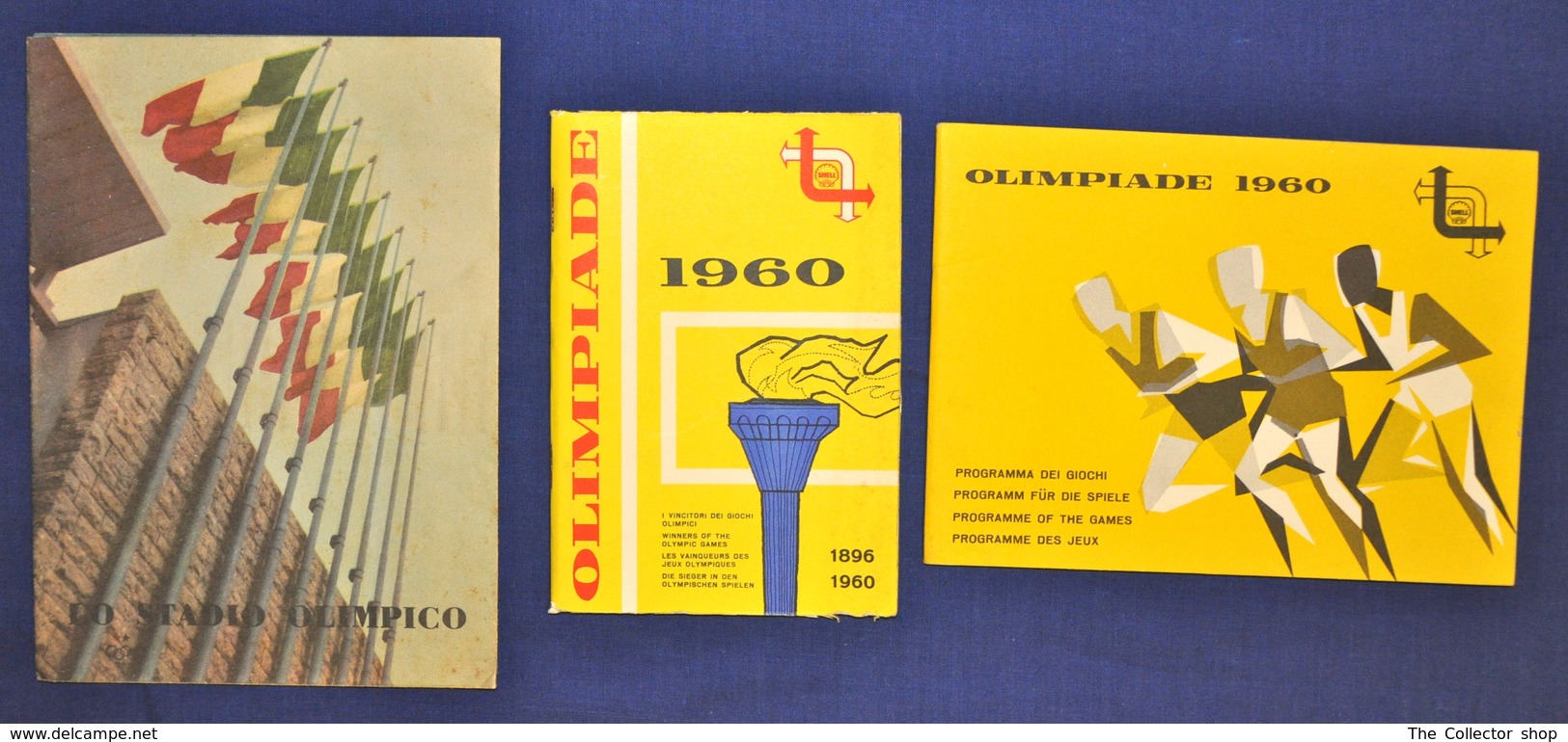 Lotto N. 3 Libricini OLIMPIADE DI ROMA 1960 - Sport