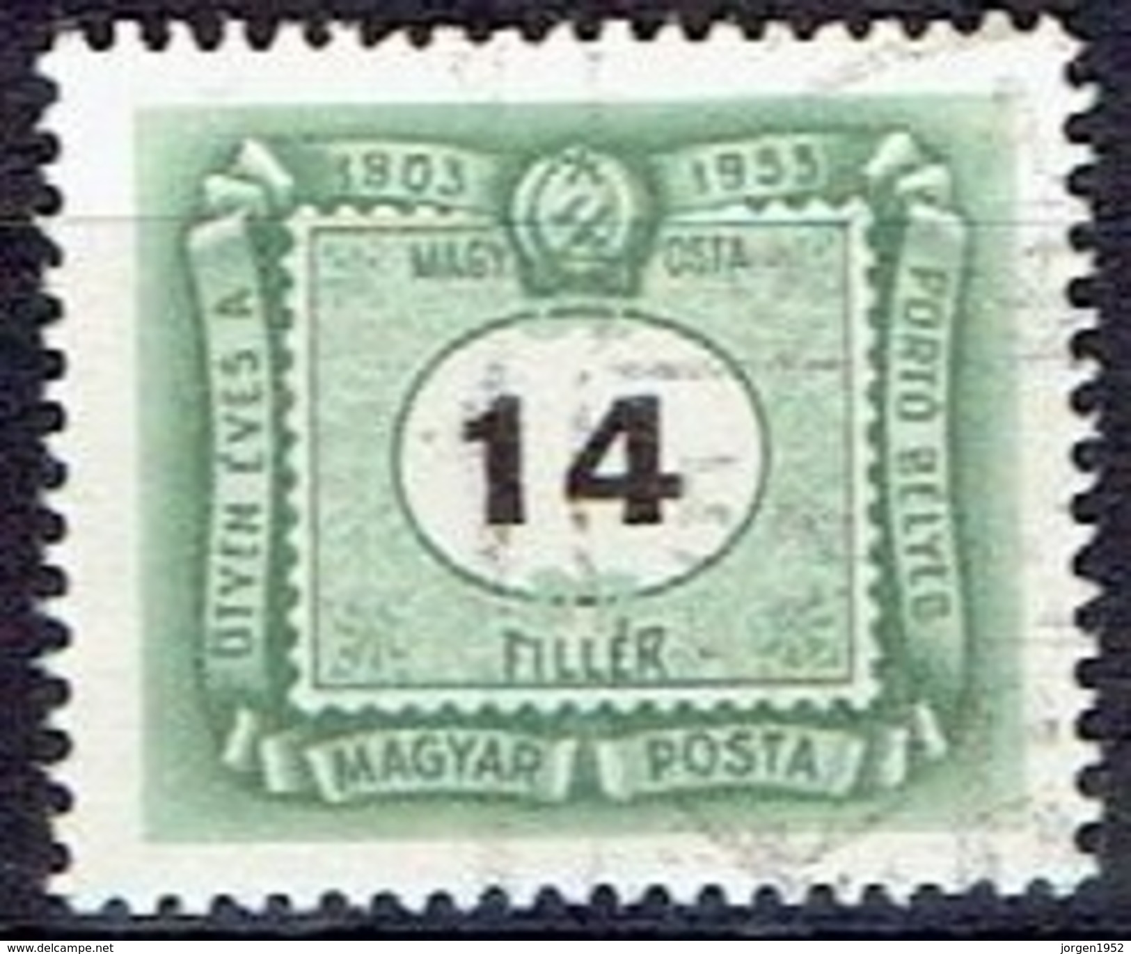 HUNGARY #  FROM 1953  STANLEY GIBBON D1310 - Portomarken