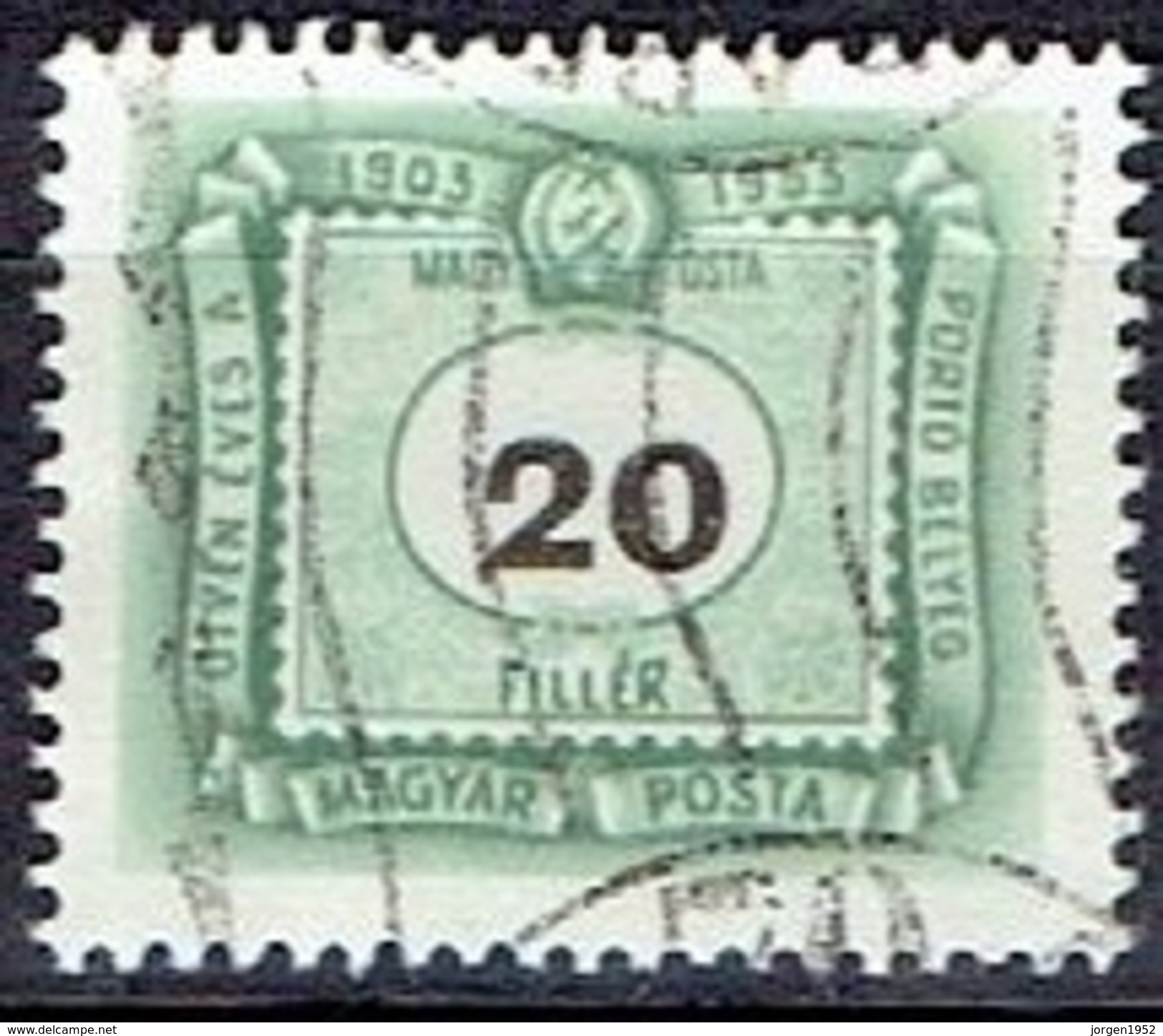 HUNGARY #  FROM 1953  STANLEY GIBBON D1312 - Portomarken