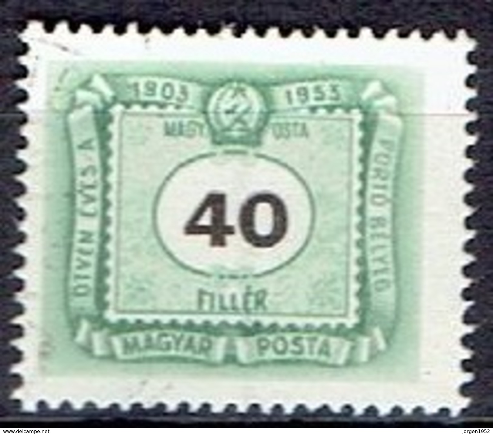 HUNGARY #  FROM 1953  STANLEY GIBBON D1316 - Portomarken