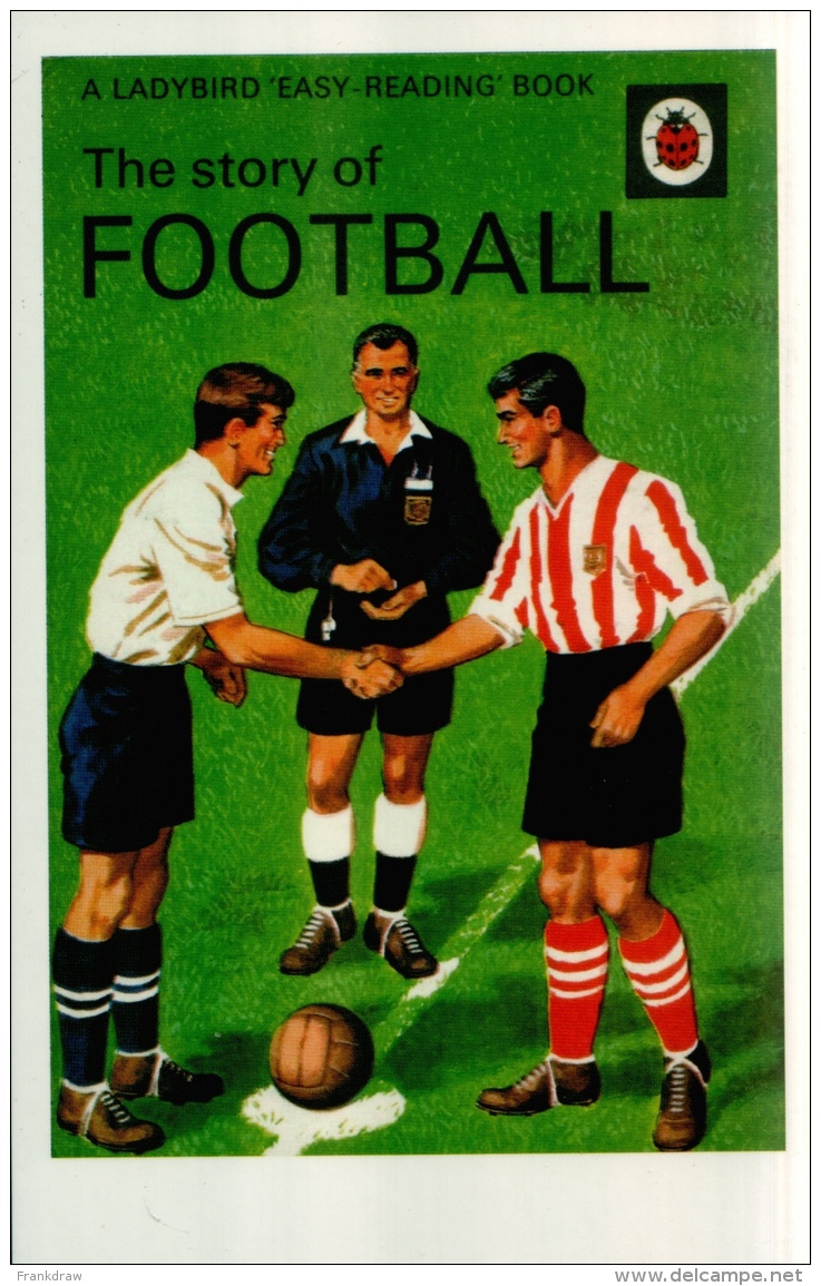 Postcard - Ladybird Book Cover For - The Story Of Football  1964 Series 606 - Unclassified