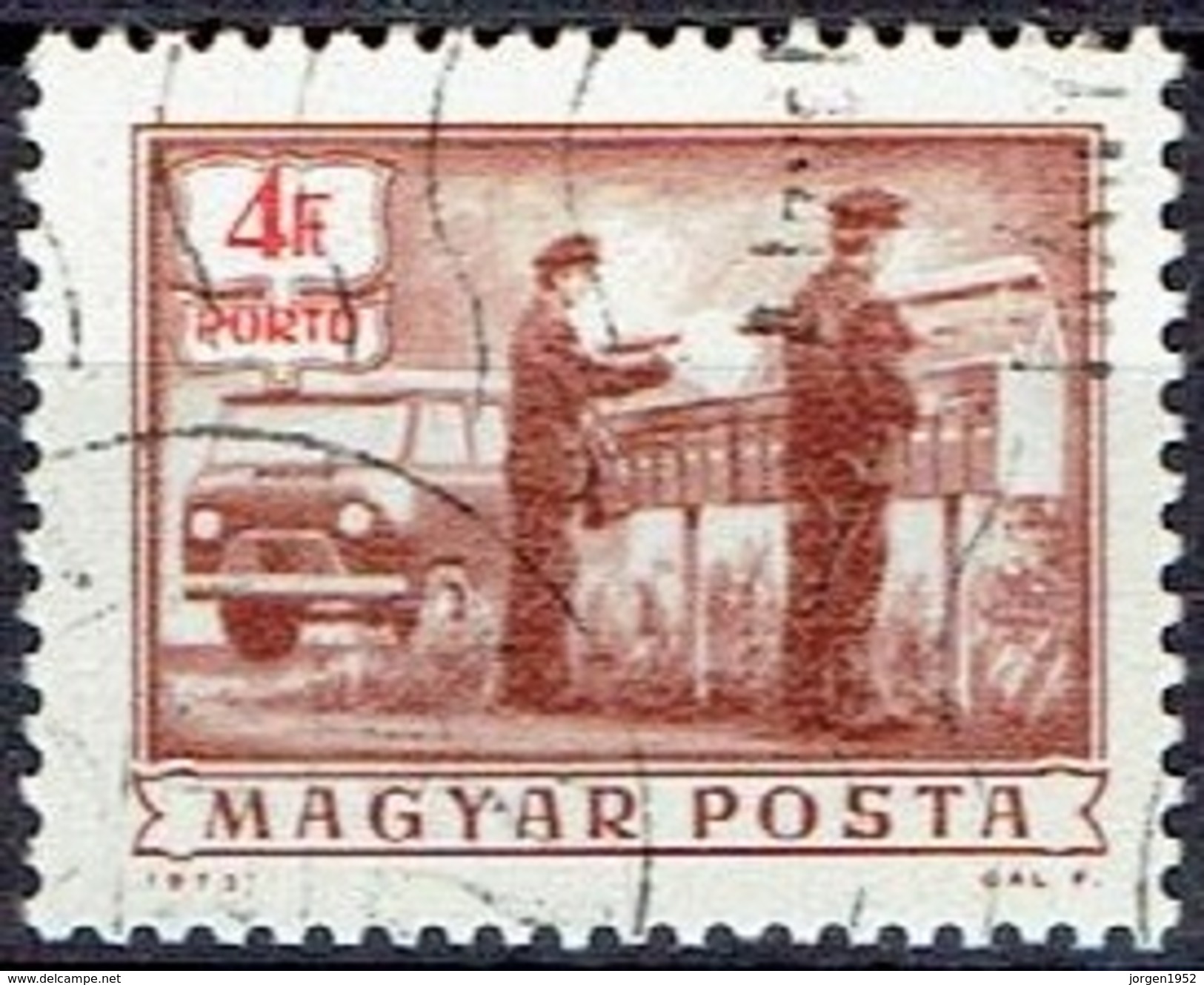 HUNGARY #  FROM 1973  STANLEY GIBBON D2854 - Portomarken