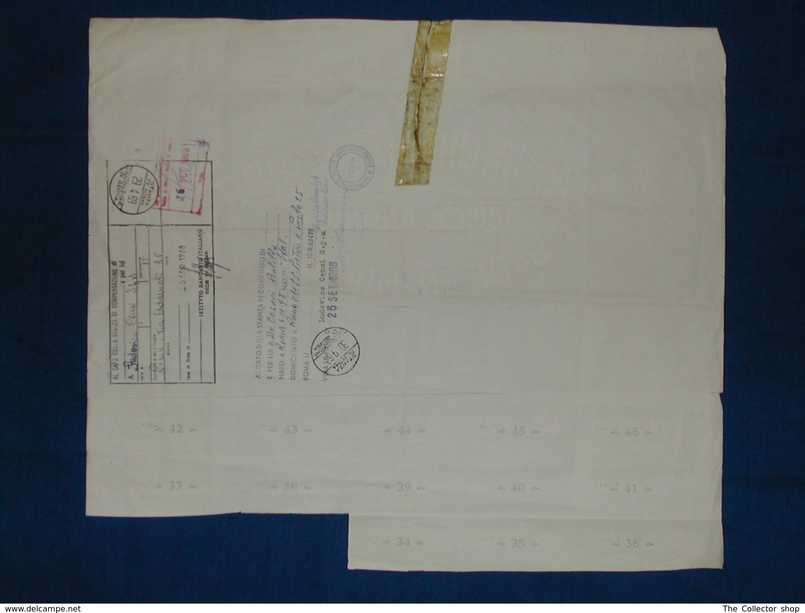 Certificato 200 Azioni "Lanificio Di Gavardo" 1967 - Textile