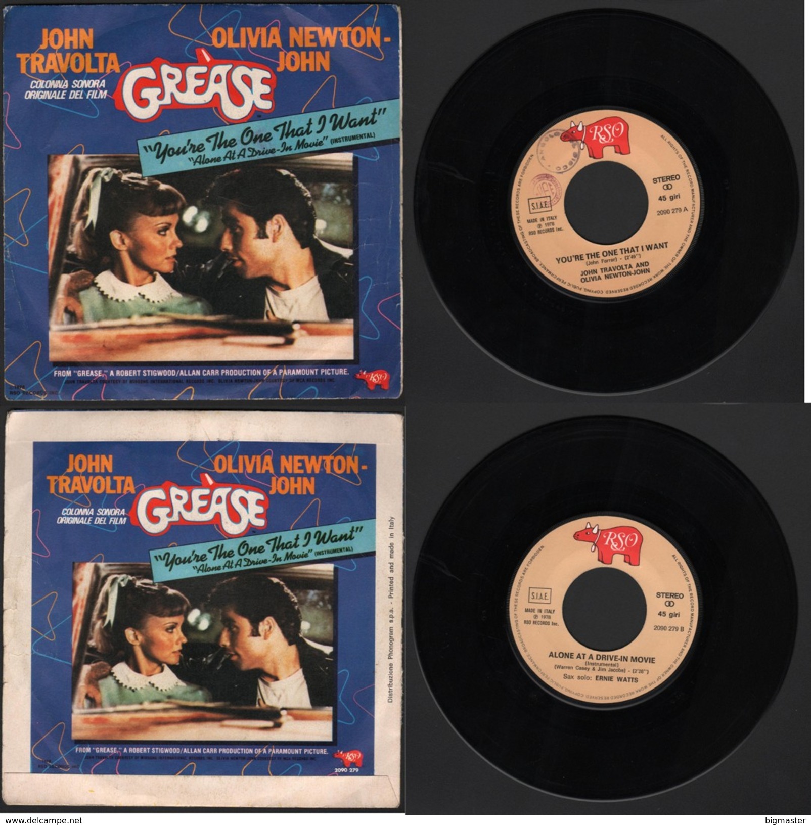 J. TRAVOLTA-O.N. JONES Grease Cv-a - Disco, Pop