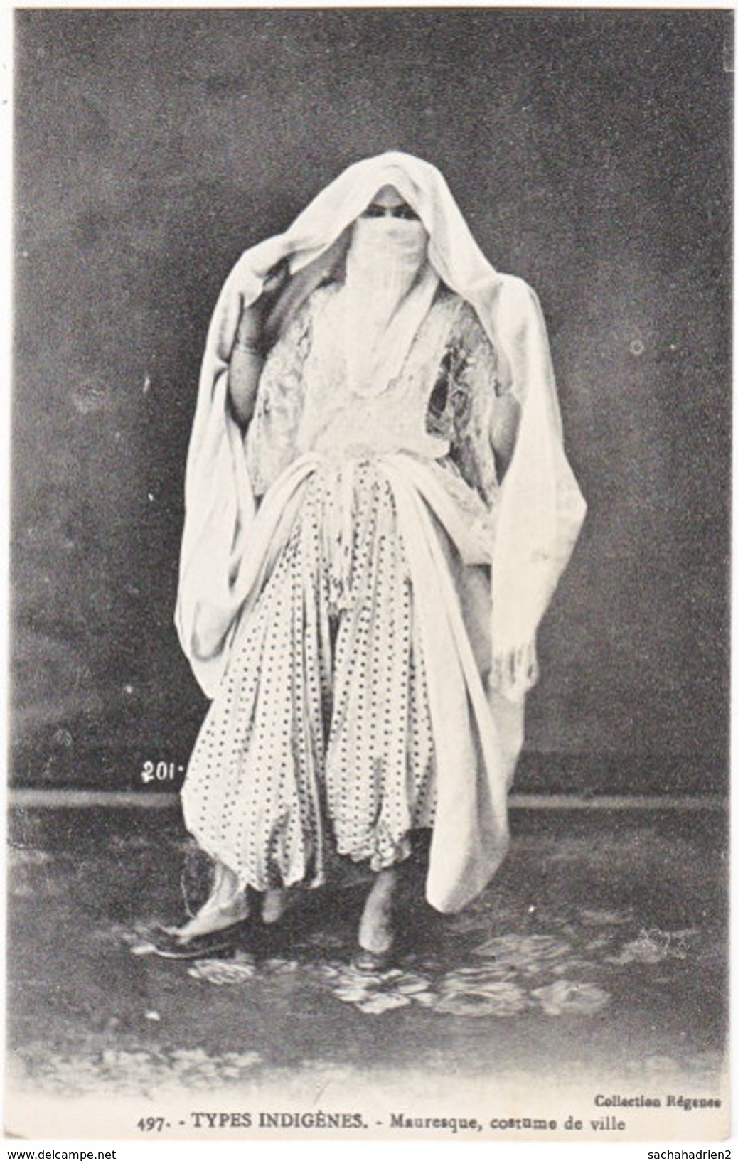 TYPES INDIGENES. Mauresque, Costume De Ville. 497 - Femmes