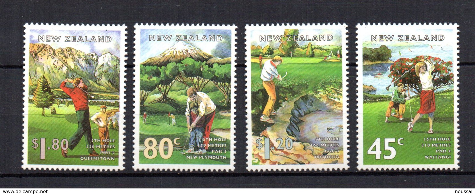 Serie Nº  1348/51 New Zeland - Golf