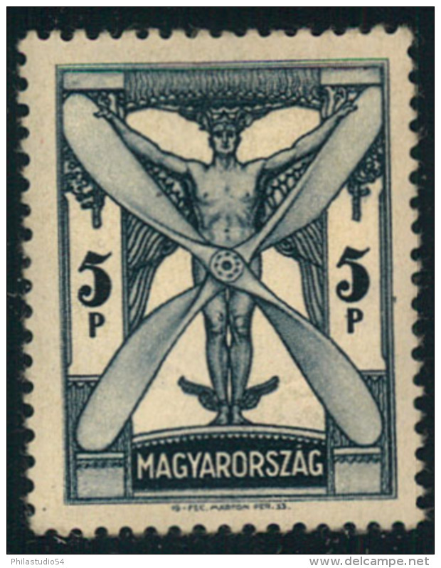 1933, 5 P. Flugpost-Höchstwert Postfrisch. 5 P Airmail Highest Value Mnh - Unused Stamps