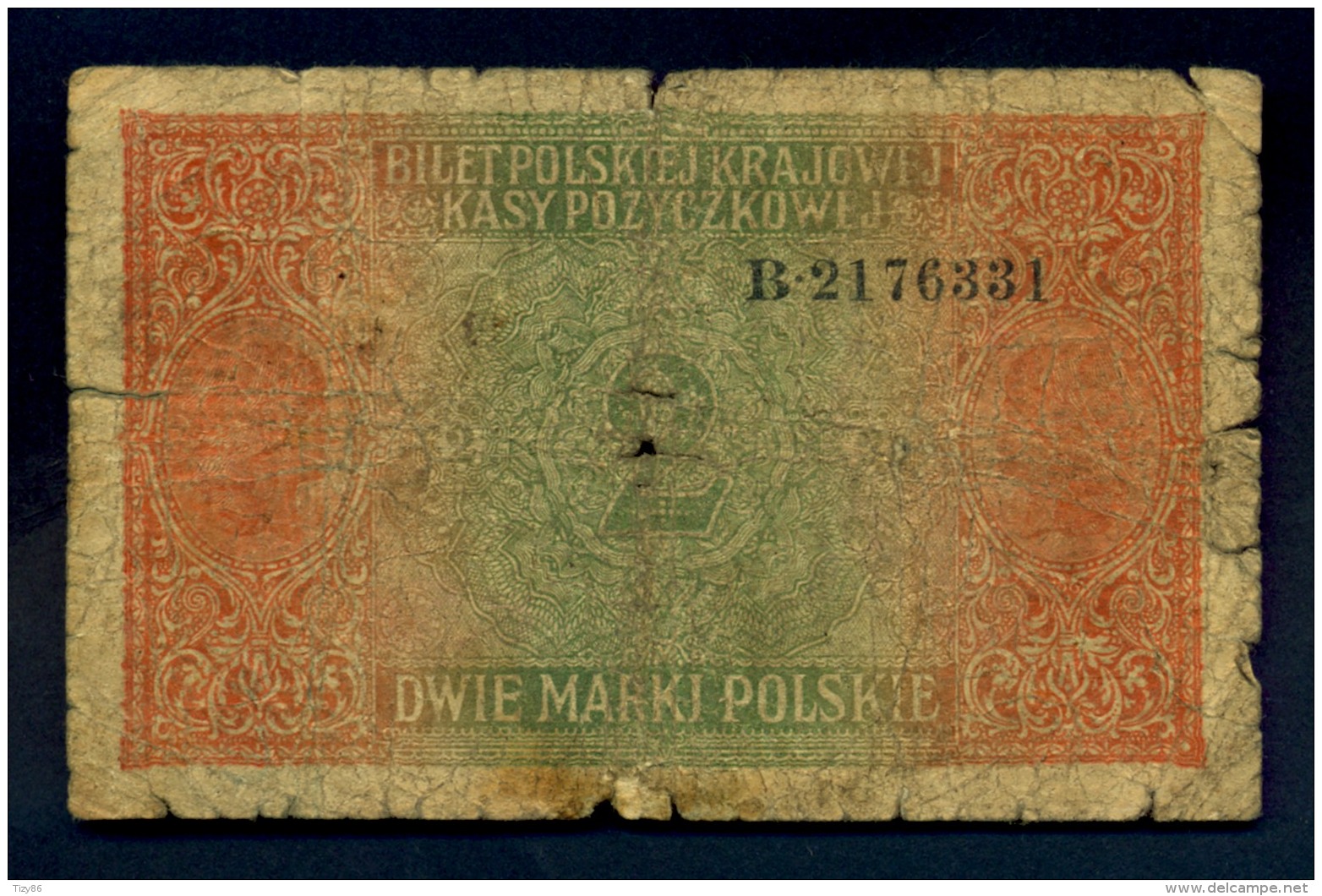 Banconota Polonia 2 MARKI 1917 MB - Poland