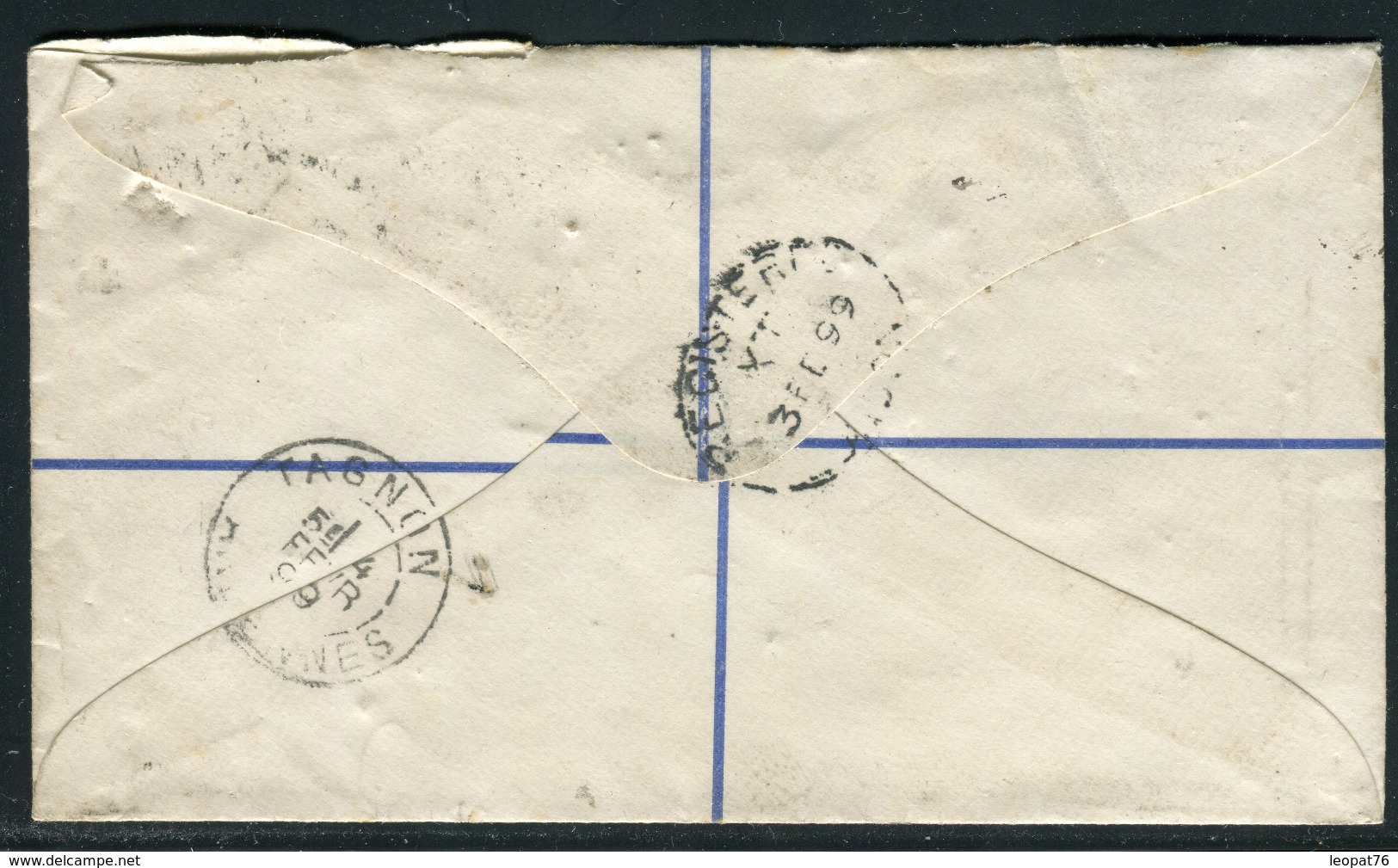 Grande Bretagne - Cover / Entier Postal En Recommandé De Londres Pour La France En 1899 Ref F341 - Entiers Postaux