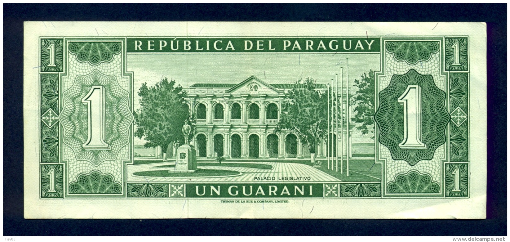 Banconota Paraguay 1 Guarani 1952 - Paraguay