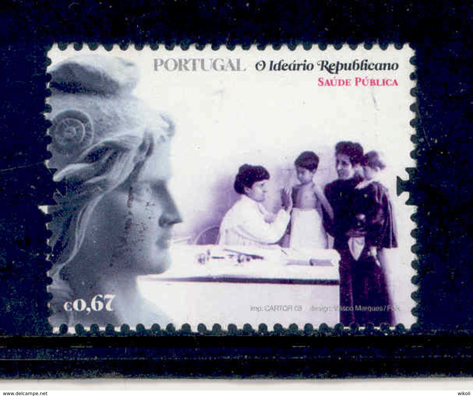 ! ! Portugal - 2008 Republic - Af. 3769 - Used - Used Stamps