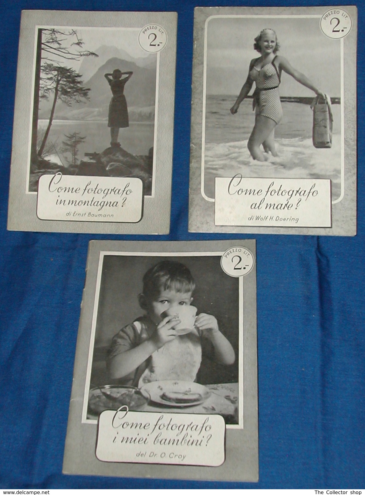 3 Libricini Collana "Come Fotografo" Agfa 1940/1941 - Pictures