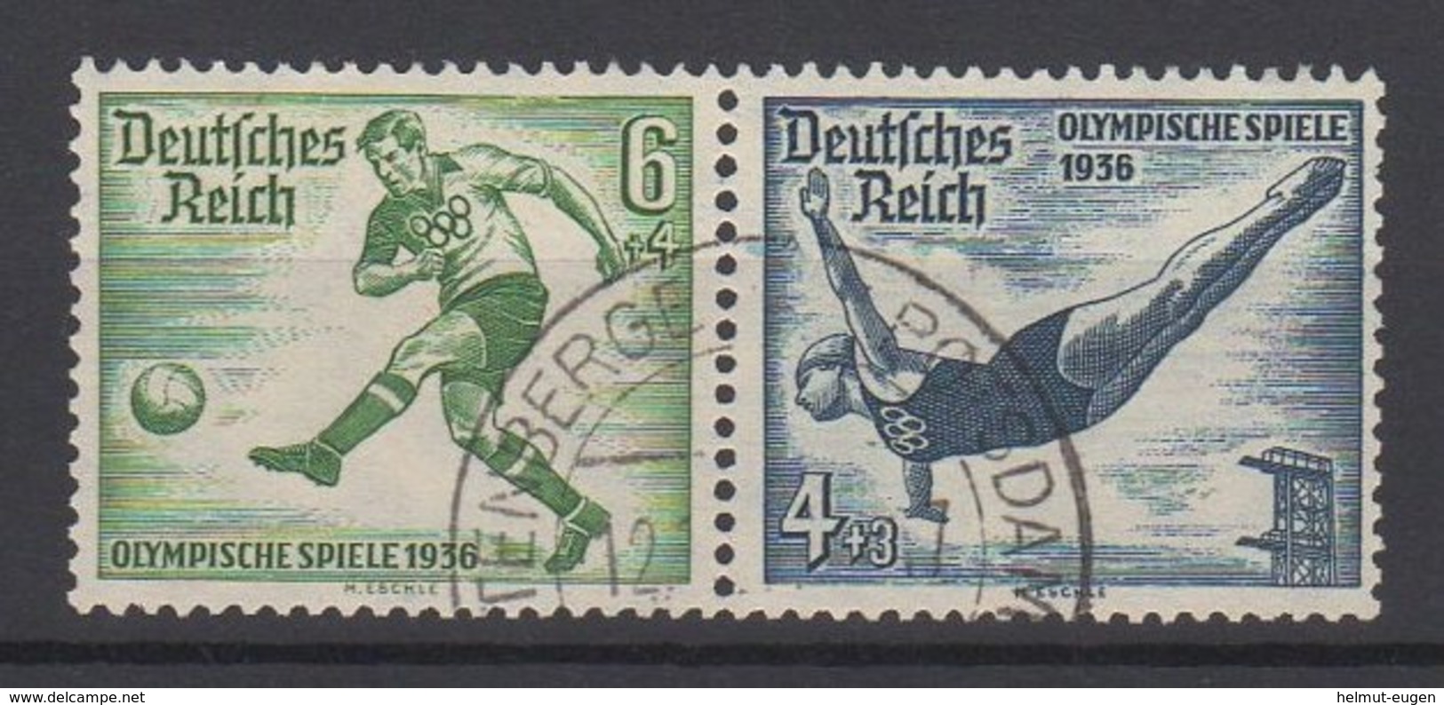 Deutsches Reich / Olympische Sommerspiele Berlin / MiNr. 611, 610 - Ungebraucht