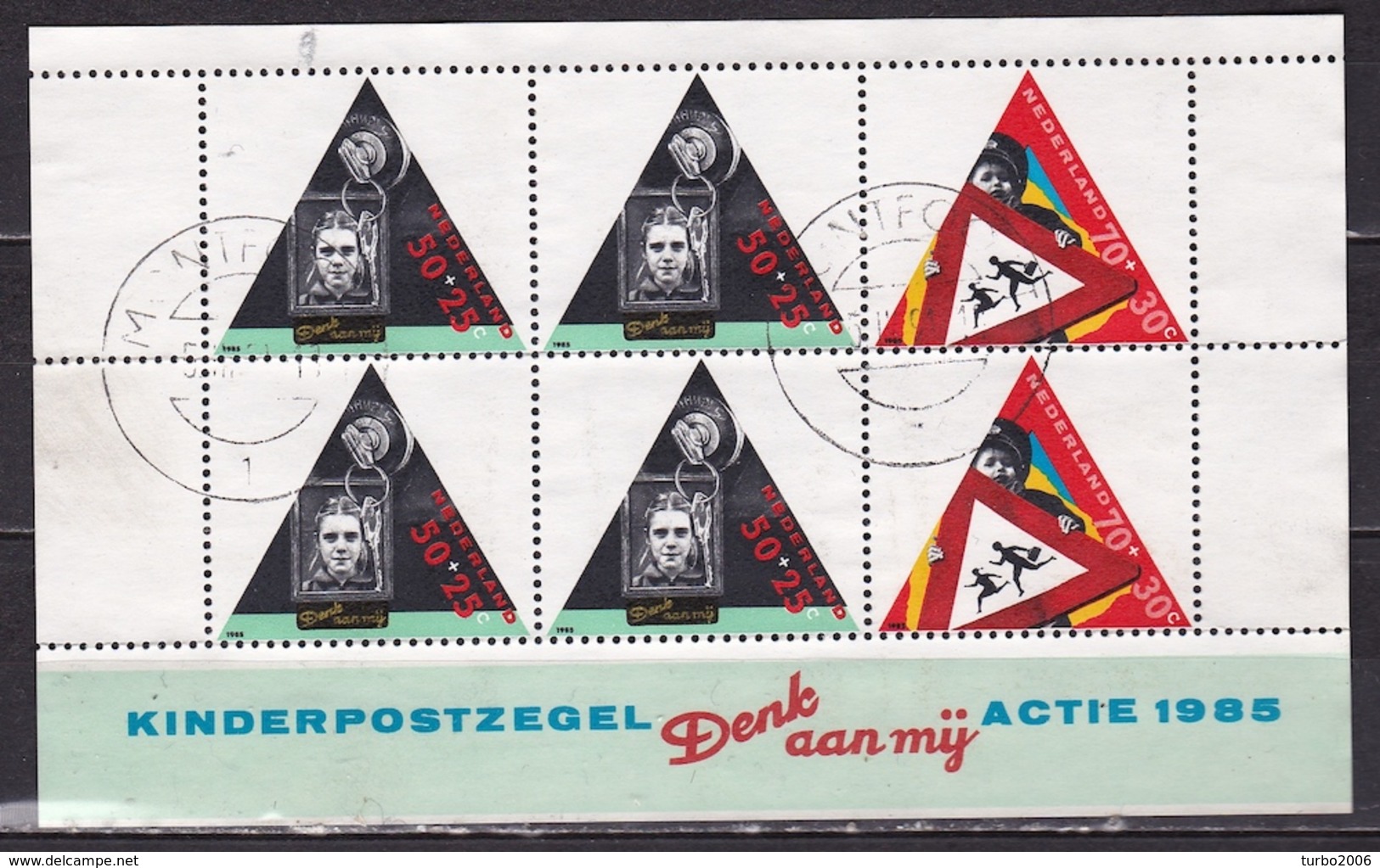 1985 Kinderzegels Blokje NVPH 1344 Gestempeld - Bloks