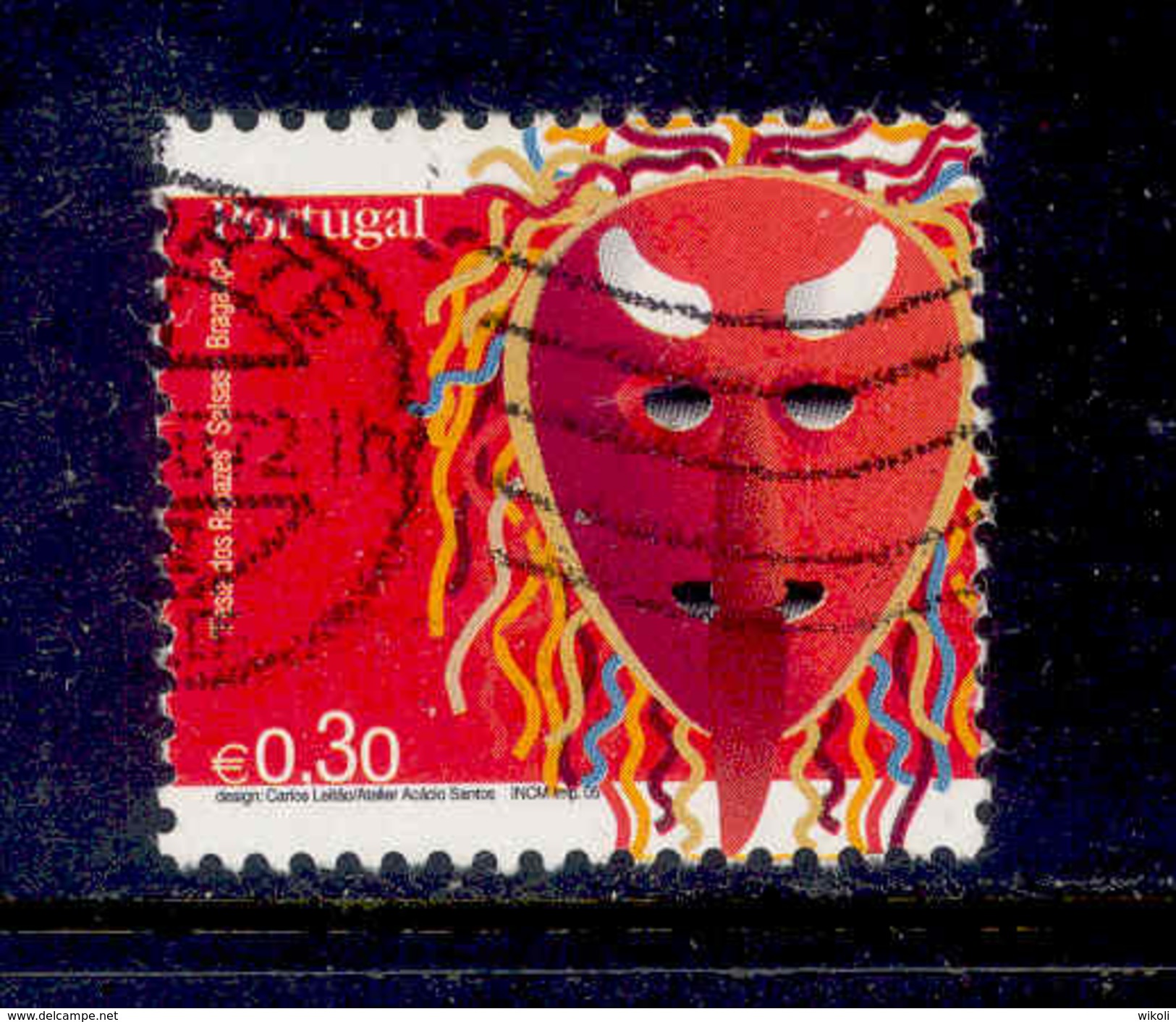 ! ! Portugal - 2005 Masks - Af. 3199 - Used - Used Stamps