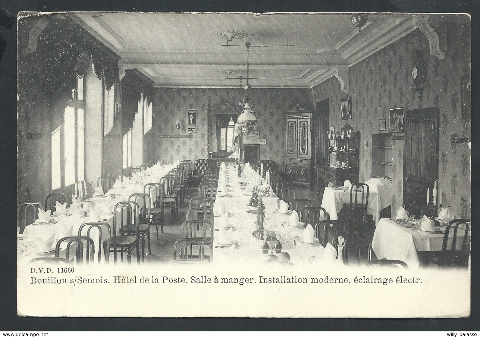 +++ CPA - BOUILLON - Hôtel De La Poste - Salle à Manger - D.V.D. 11660 DVD  // - Bouillon