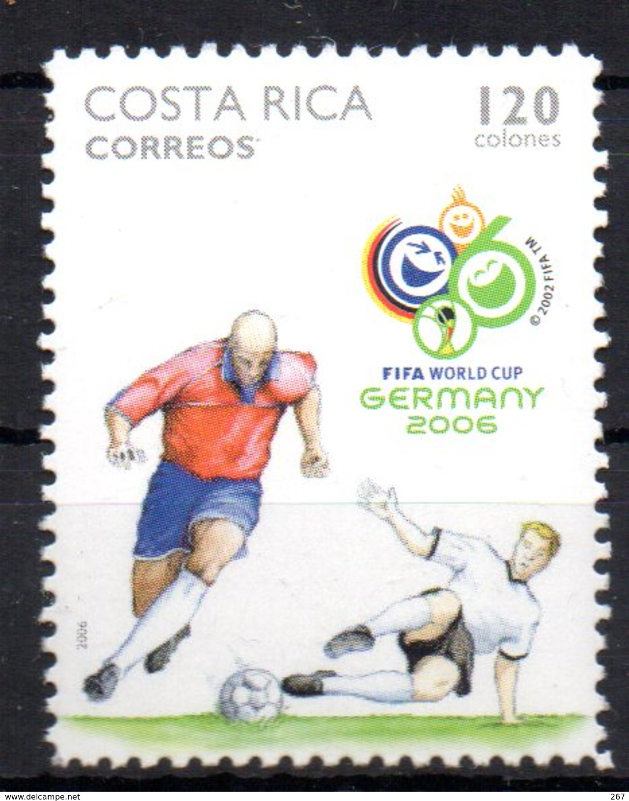 COSTA RICA     N°  * *   Cup 2006  Football Fussball  Soccer - 2006 – Deutschland