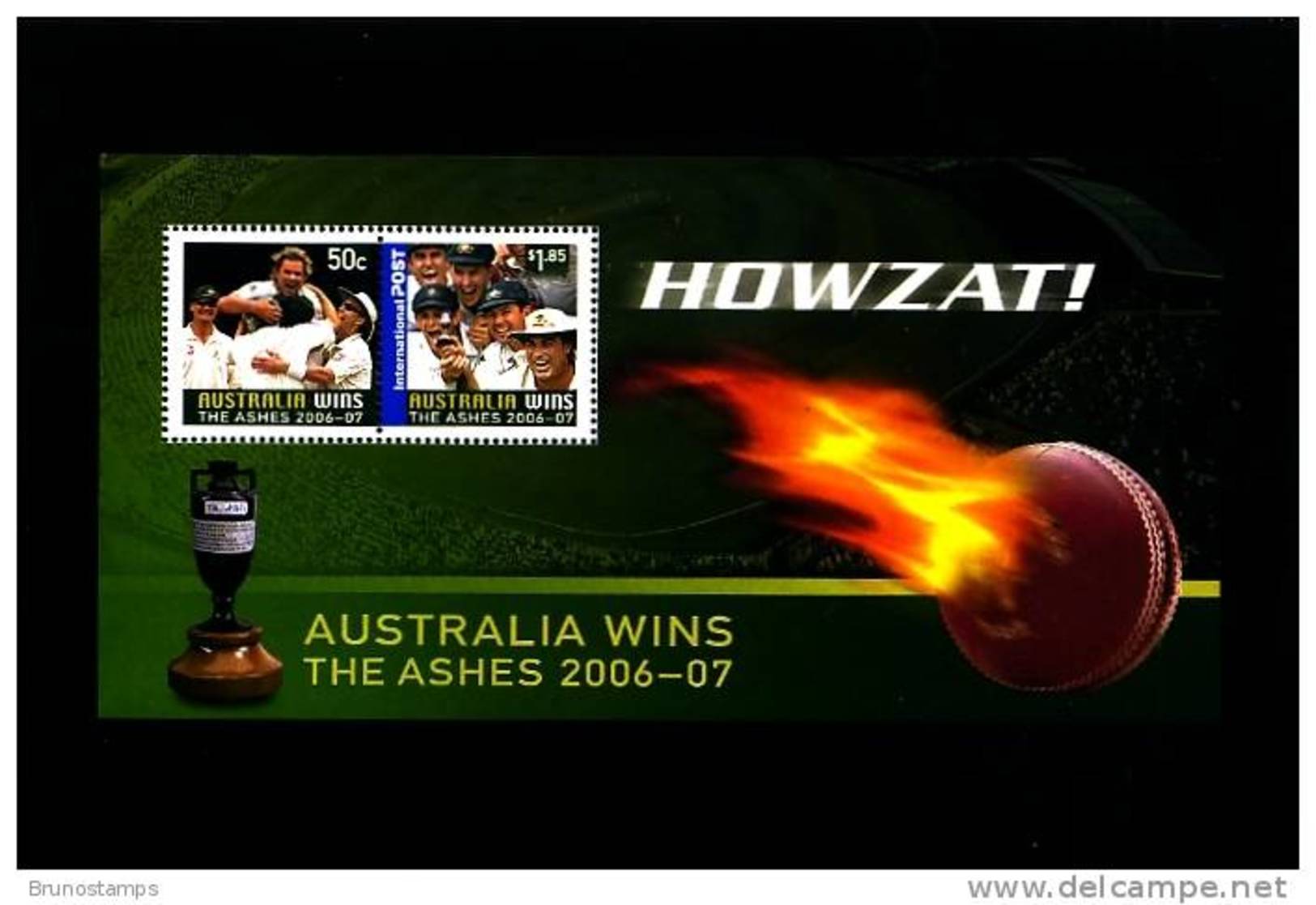 AUSTRALIA - 2007 AUSTRALIA WINS THE ASHES MS  MINT NH - Blocks & Kleinbögen