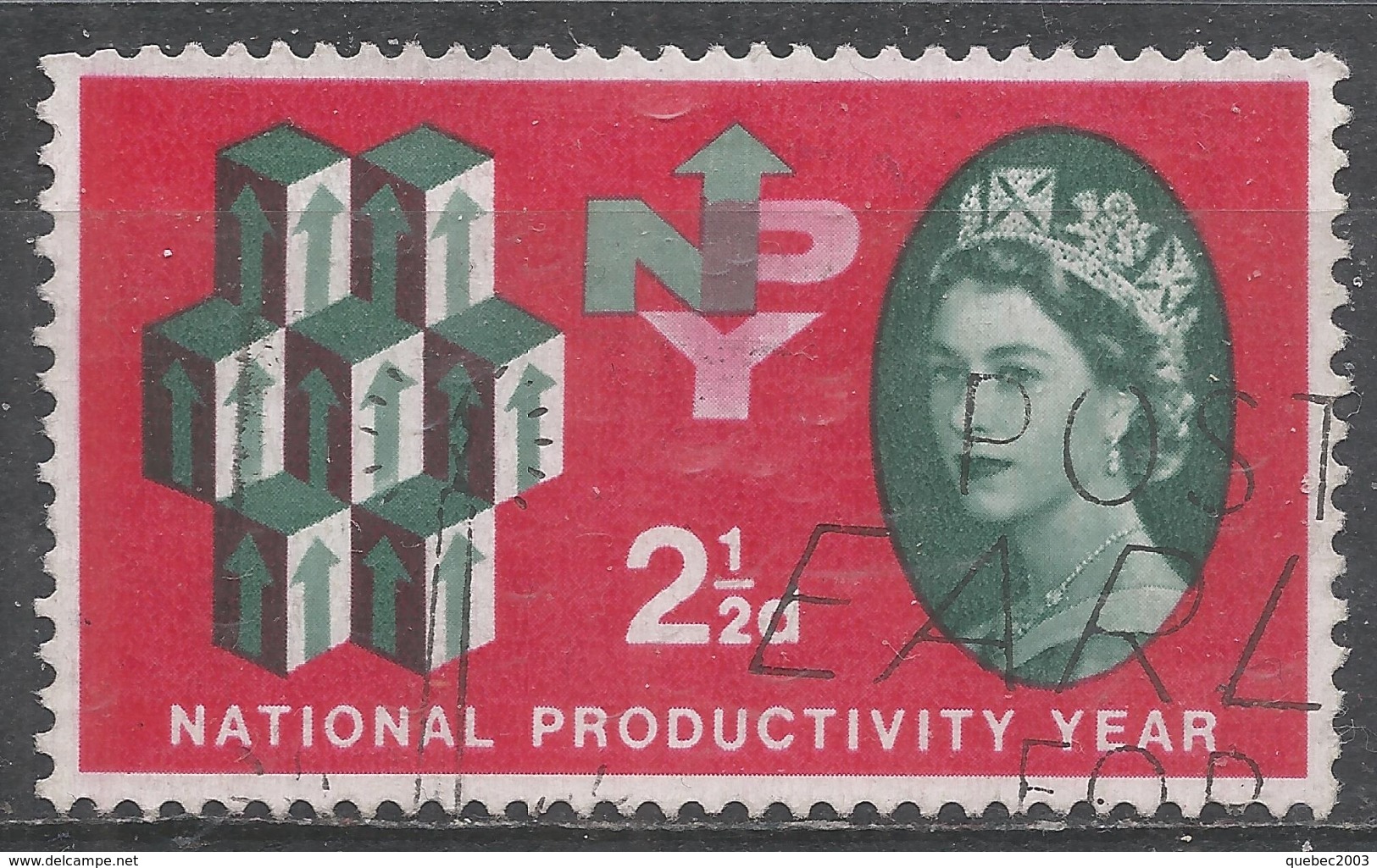 Great Britain 1962. Scott #387 (U) National Productivity Symbol * - Gebruikt