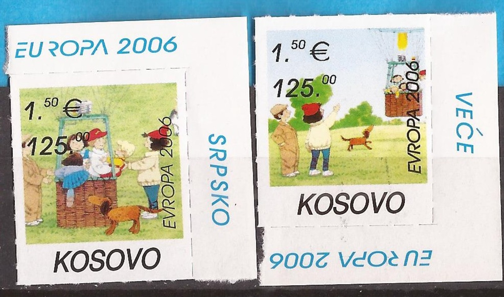 2006 KOSOVO EUROPA CEPT INTEGRATION CHILDREN KINDER SERBIA SRBIJA JUGOSLAVIJA  MNH - 2006