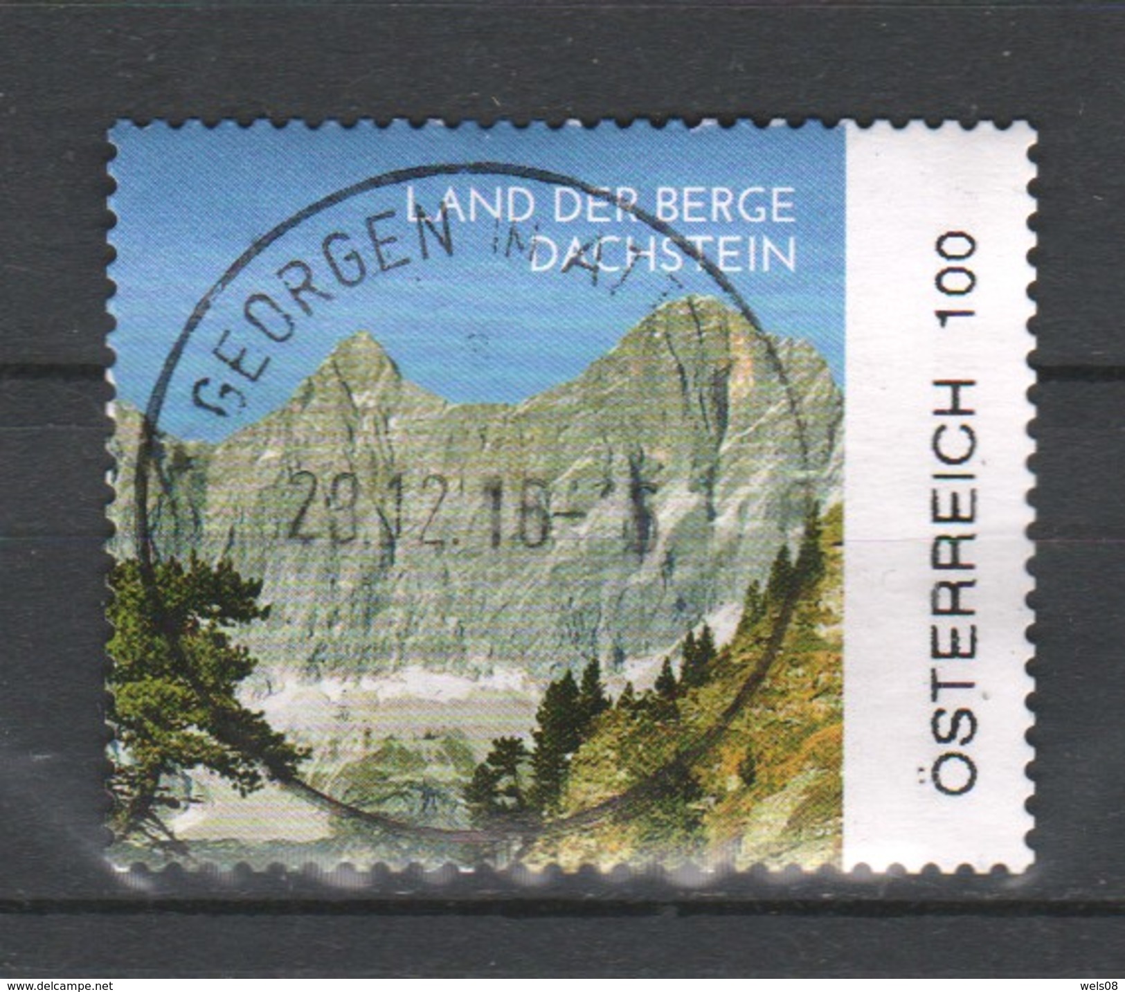 Österreich 2008:  Automatenmarke "Land Der Berge -Dachstein" Gestempelt (siehe Foto) - Used Stamps