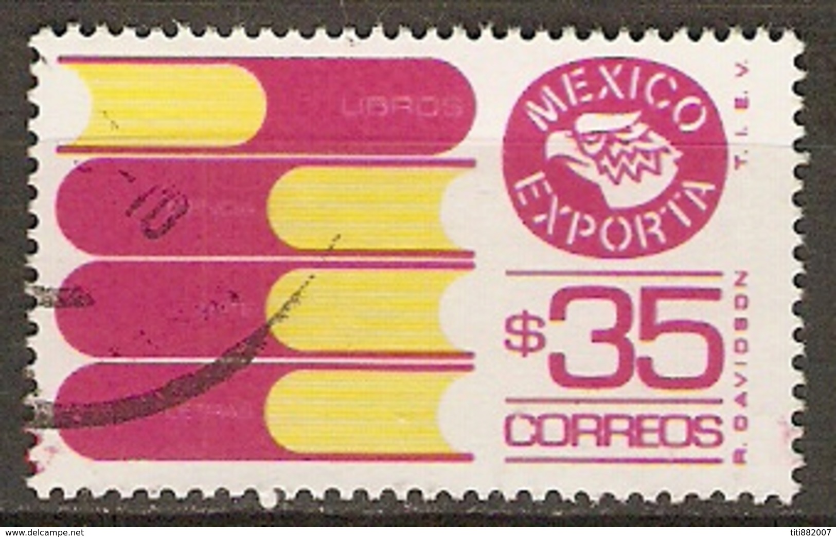 MEXIQUE   -   1985.   Exportations  /  Livres.   Oblitéré - Mexique