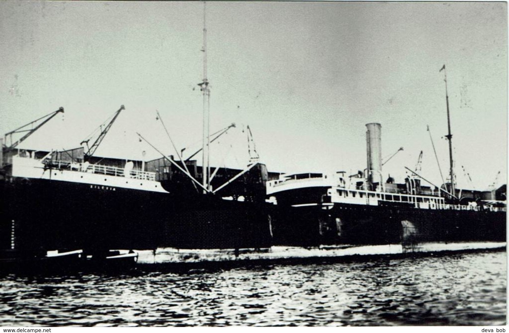 Ship Photo SS Silesia Hamburg-America Line 1897 Hamburg-Amerika Linie - Boats