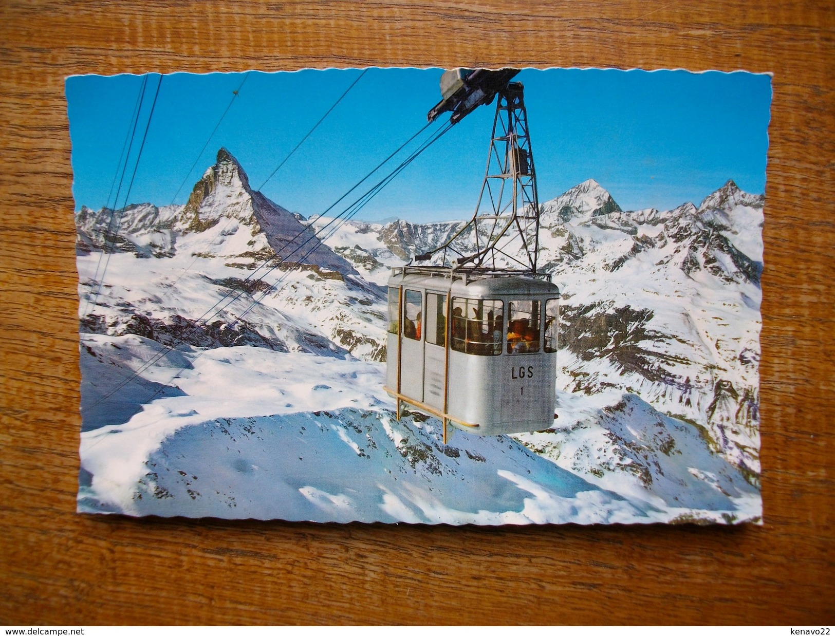 Suisse , Zermatt , Luftseilbahn Gornergrat-hohtäli Stockhorn - Zermatt