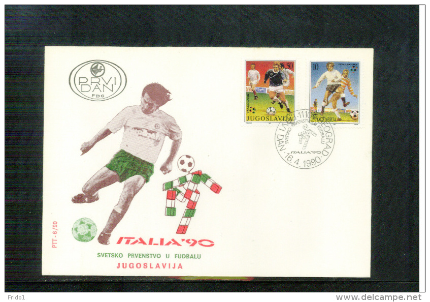 Yugoslawien / Yugoslavia / Yougoslavie 1990 Italy FDC - 1990 – Italien