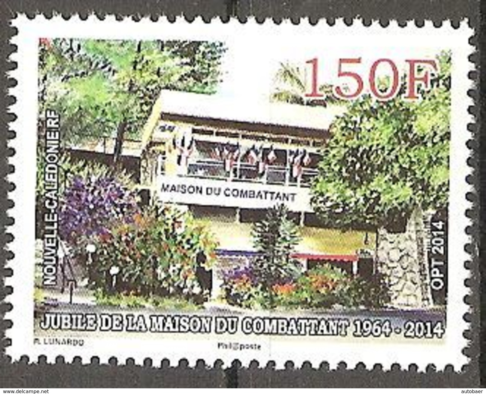 Neukaledonien Nouvelle Caledonie 2014 Maison Du Combattant Noumea Kriegsveteranen Michel No. 1646 MNH Postfr. Neuf - Ungebraucht