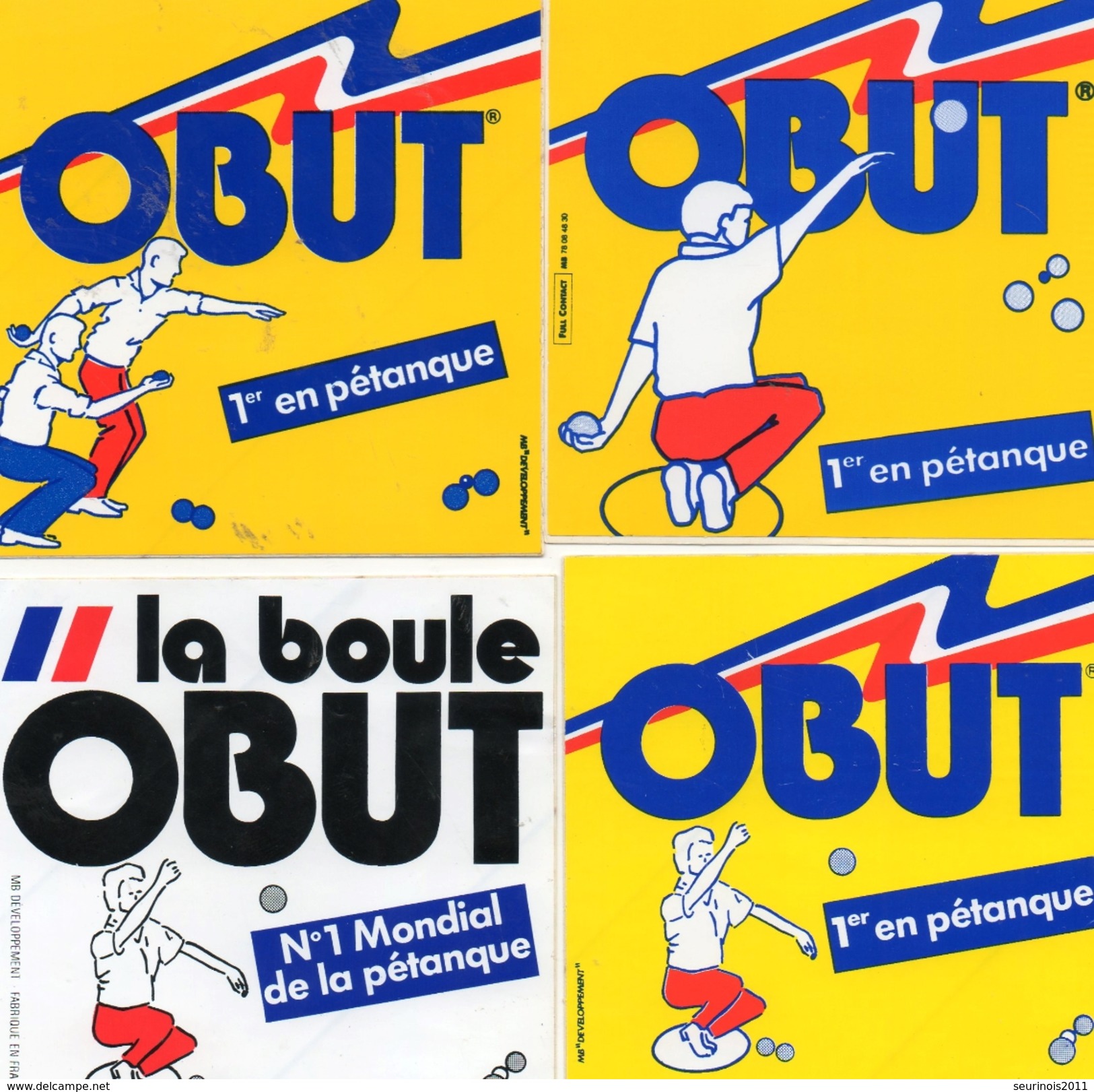 Lot Autocollant SPORT PETANQUE - Autocollants