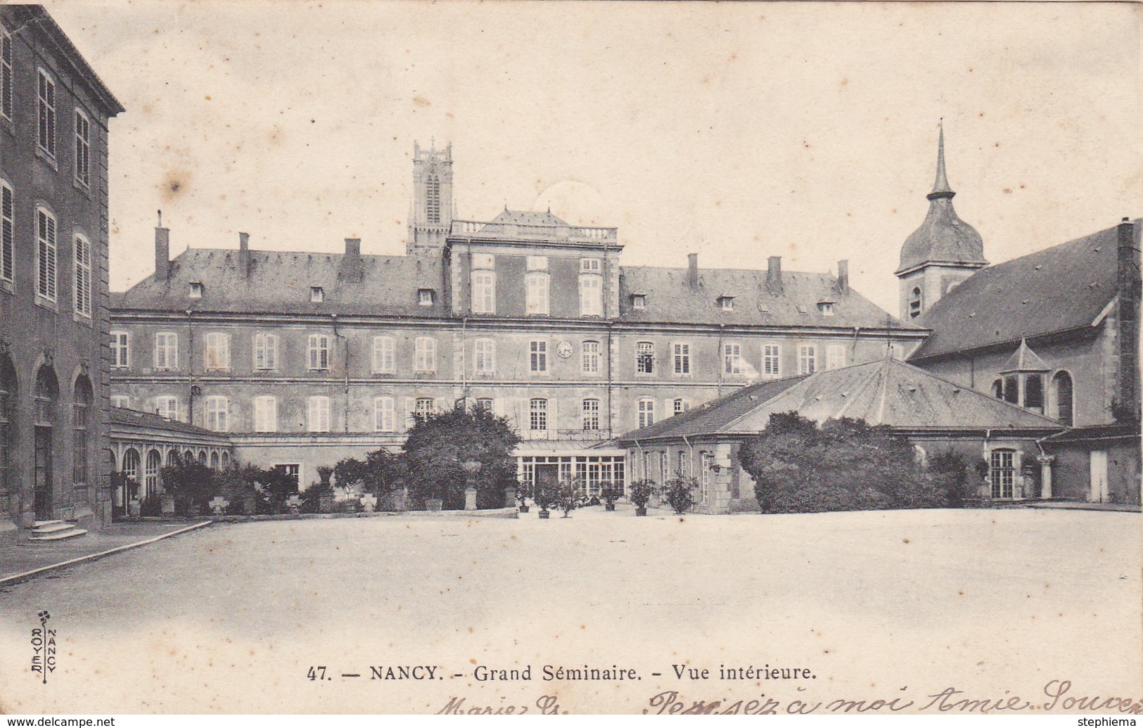 Carte Postale, Vue Intérieure Du Grand Séminaire, Nancy - Nancy