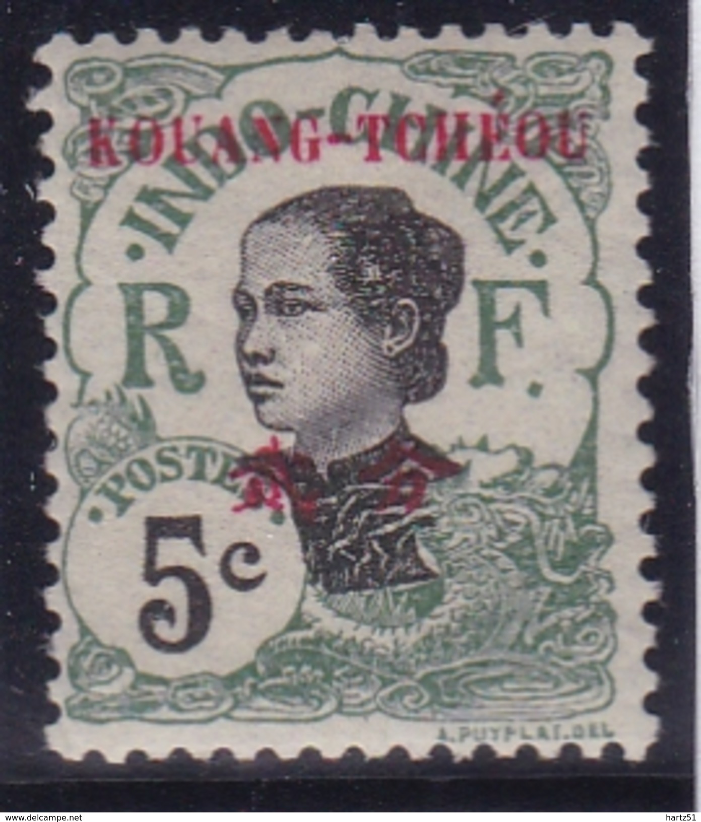 Kouang Tchéou N° 21 Neuf * - Unused Stamps